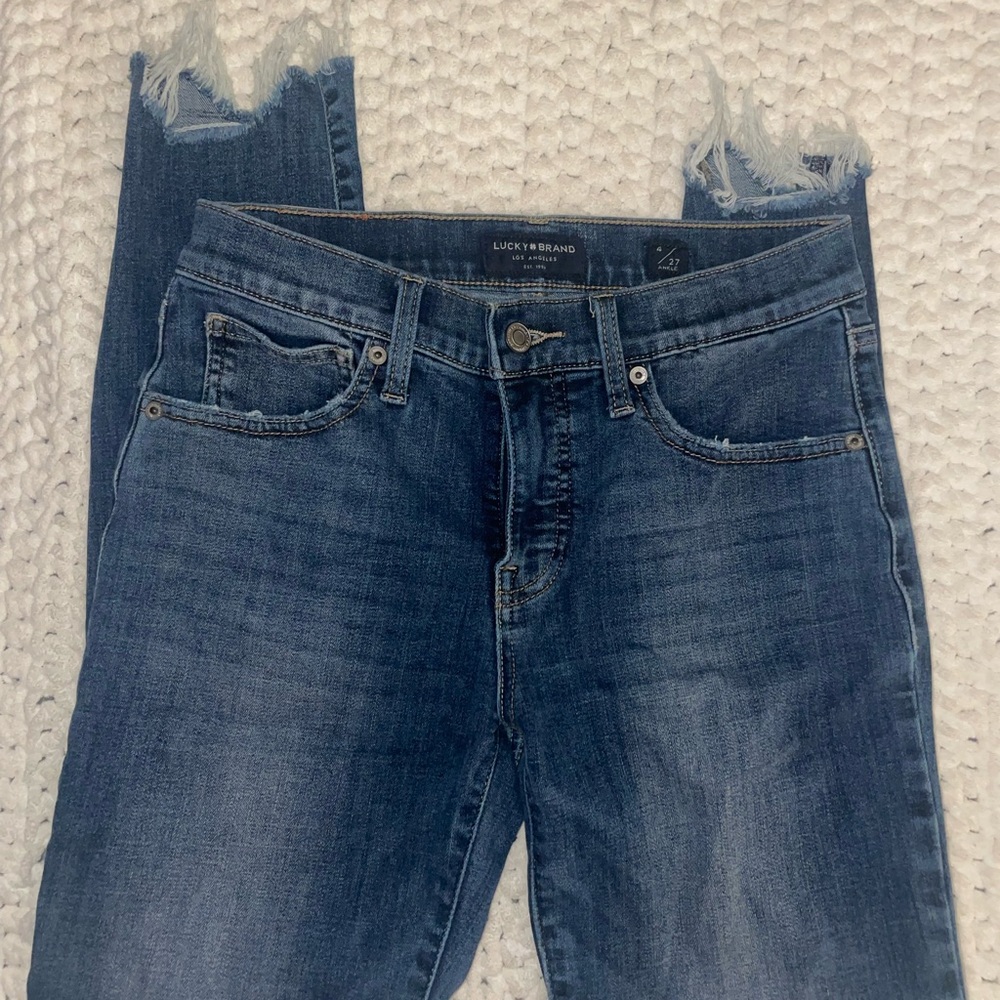 Lucky Brand Mid Rise Skinny Ava
